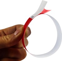 Polsband Combicraft Tyvek rood 100 stuks-2