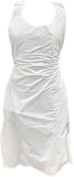 Schort PE Wit 20mu 125x80cm zak à 100 st 60-111 Disposable Schort PE 20mu, wit