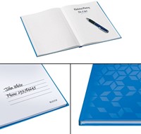Notitieboek Leitz WOW A4 160blz 90gr lijn blauw-6