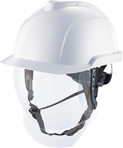MSA V-Gard 950 Ongeventileerde Veiligheidshelm Wit  - AntikrasAntidamp (AS)(AF)