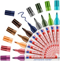 Viltstift edding 3000 rond 1.5-3mm groen-7