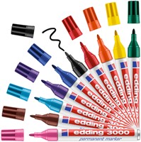 Viltstift edding 3000 rond 1.5-3mm karmijnrood-7