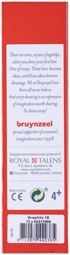 Potlood Bruynzeel Burotek B-3