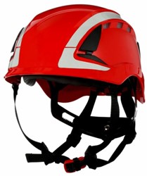 3M X5005V-CE SecureFit helm gev. rood X5005V-CE SecureFit helm gev. rood