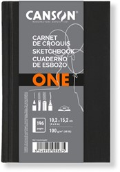 Schetsboek Canson Art Book One hardcover 98vel 100gr 102x152mm wit