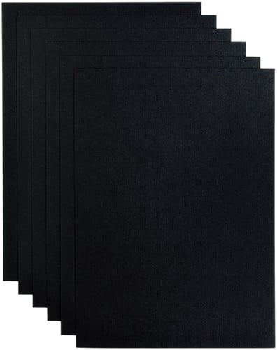 Kopieerpapier Papicolor A4 200gr 6 vel ravenzwart
