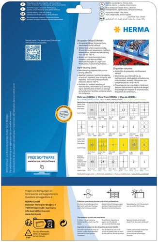 Etiket HERMA 4698 210x297mm weerbestendig wit 25 stuks-2