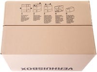Verhuisdoos IEZZY 480x320x360mm bruin 3mm-5