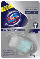 Toiletblok Glorix ocean fresh met houder