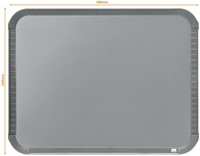 Whiteboard Nobo Slim Line 22x28cm zilver-3