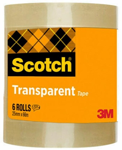 Scotch 508 tape 25 mm x 66 m à 6 rollen