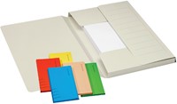 Dossiermap Djois Secolor Mammoet folio 3 kleppen 250gr recycled grijs 50 stuks-2