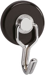 Magneet met haak MAUL Ø35mm trekkracht 5kg metaal 2 stuks