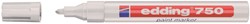 Paintmarker edding 750 op oliebasis 2-4mm wit