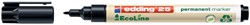 Viltstift edding 25 EcoLine rond 1mm zwart