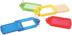 Sleutellabel Pavo met schuifelement assorti 15 stuks