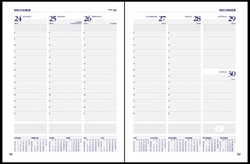 Agenda's met weekoverzicht